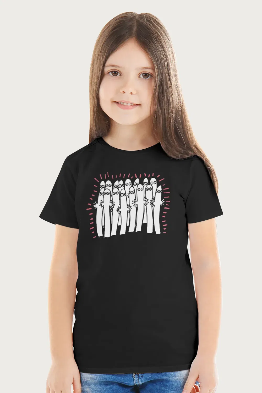 Футболка с принтом The Spooky Hattifatteners Moomin, Black