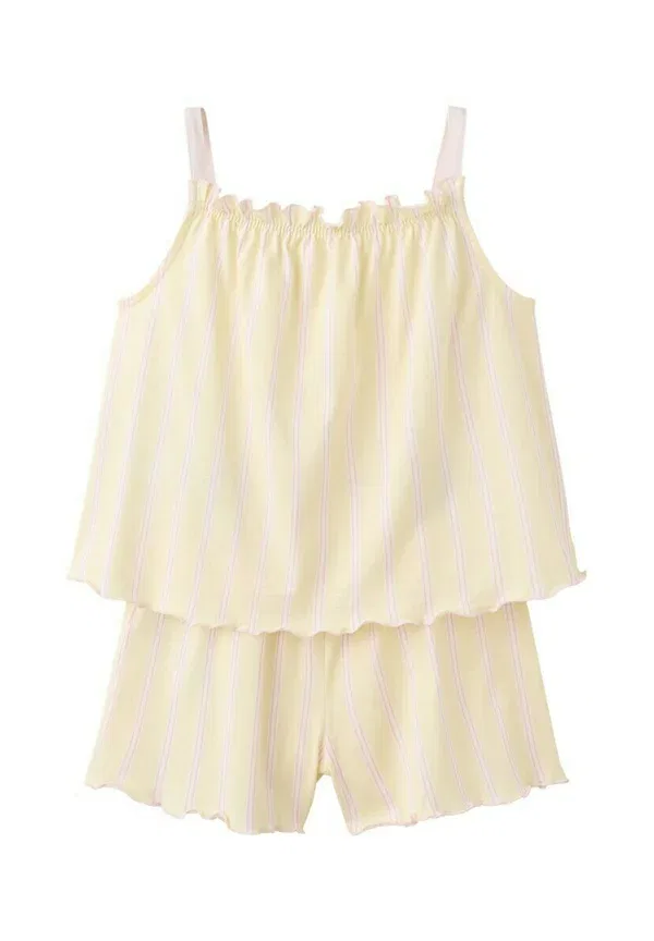 Пижамный комплект Mango Kids, светло-желтый