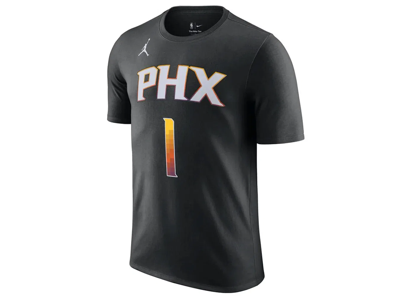 Мужская футболка с принтом Jordan NBA Phoenix Suns Devin Booker Statement T-shirt, Black