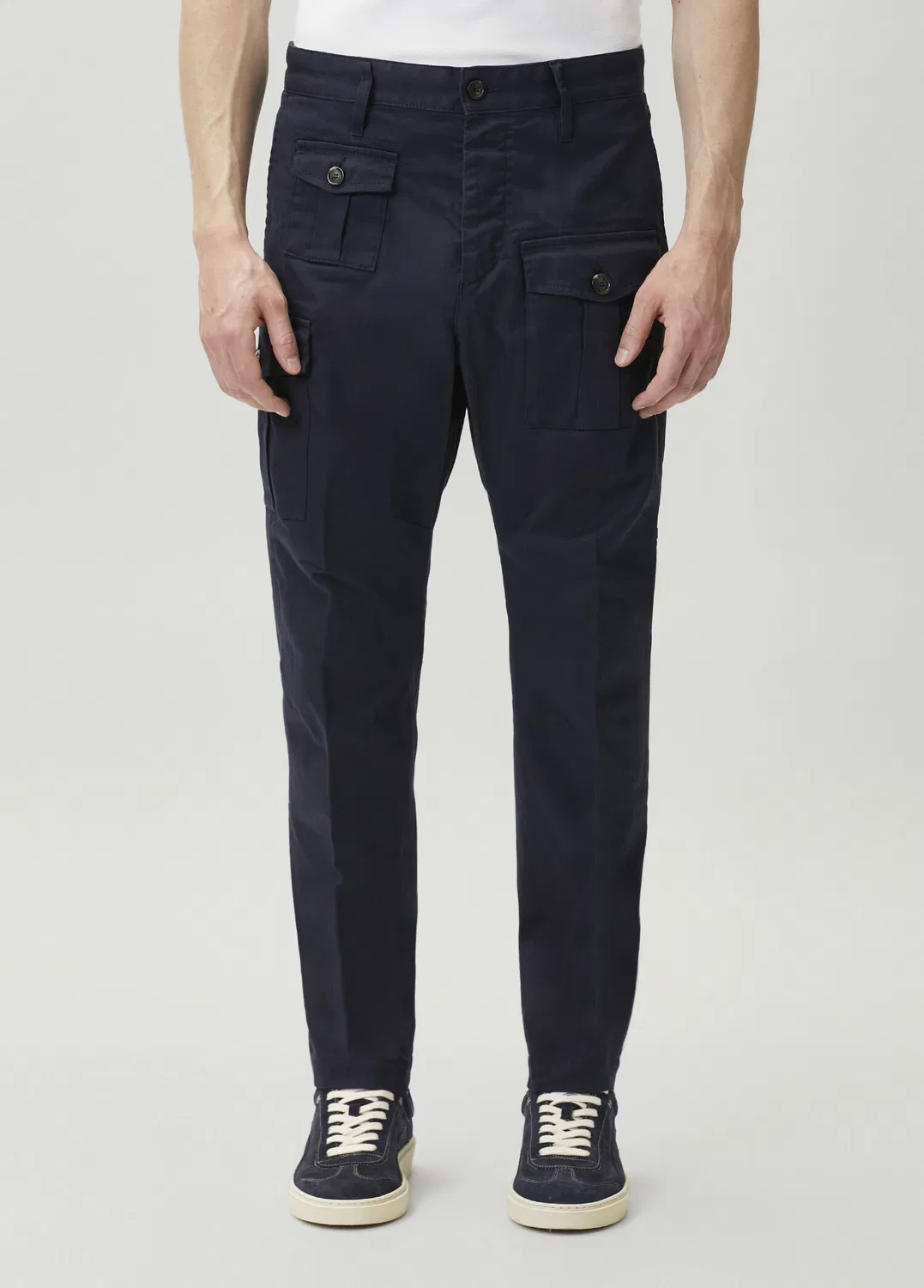Карго брюки Dsquared2, navy — фото 2