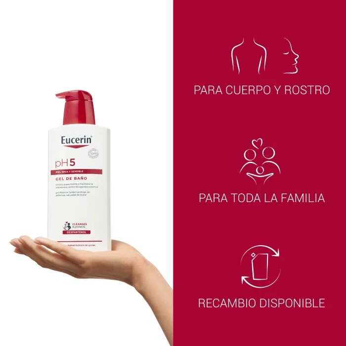 Гель для душа 400 мл Eucerin Ph5 — фото 3
