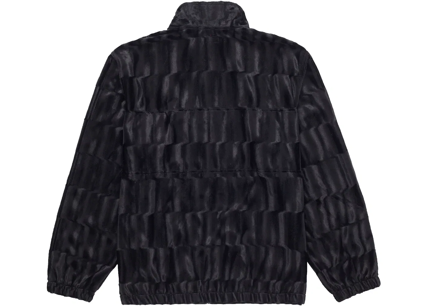 Мужская куртка Supreme Velour Track Jacket, Black — фото 2