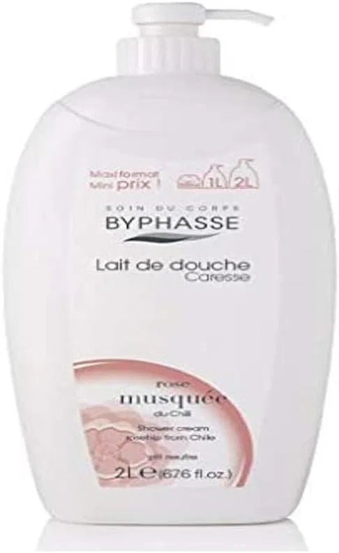 Гель для душа Caresse Rosa Mosqueta Byphasse, 2 л