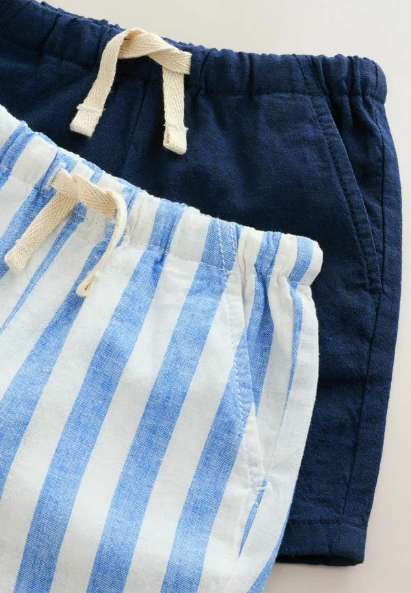 Комплект из 2 шорт Regular fit-2 pack Next, темно-синий/Blue Stripe — фото 4