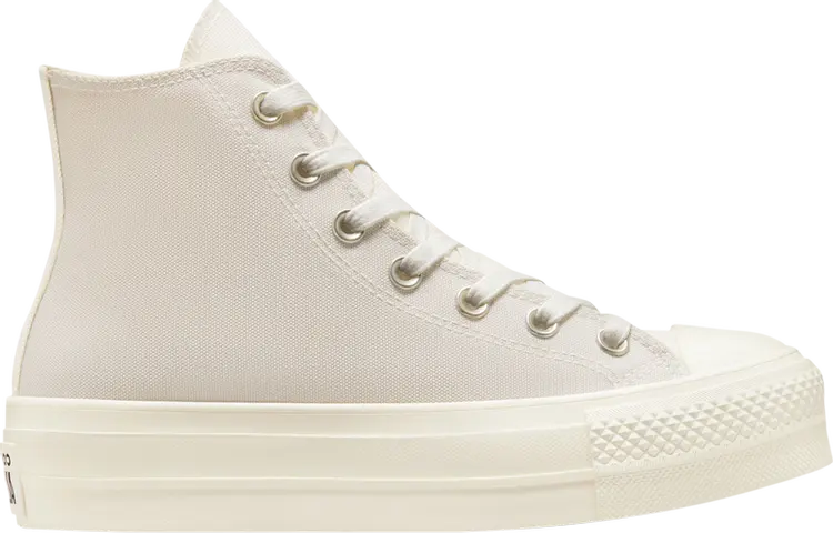 Кроссовки Converse Wmns Chuck Taylor All Star Tri-Panel High Color Block - Hemp Desert Sand, загар