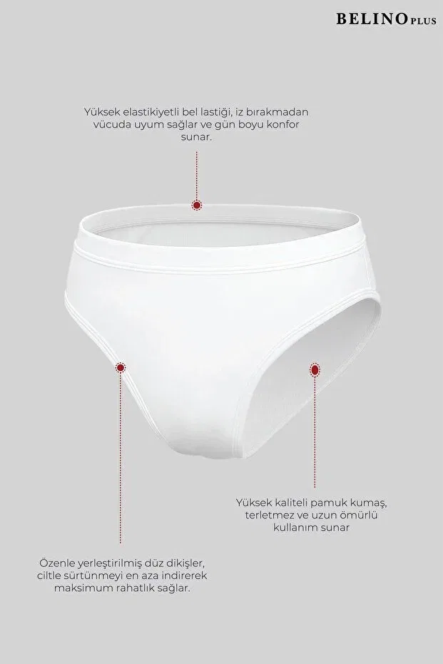 Детский комплект трусов для девочек из хлопка Belinoplus, White — фото 2
