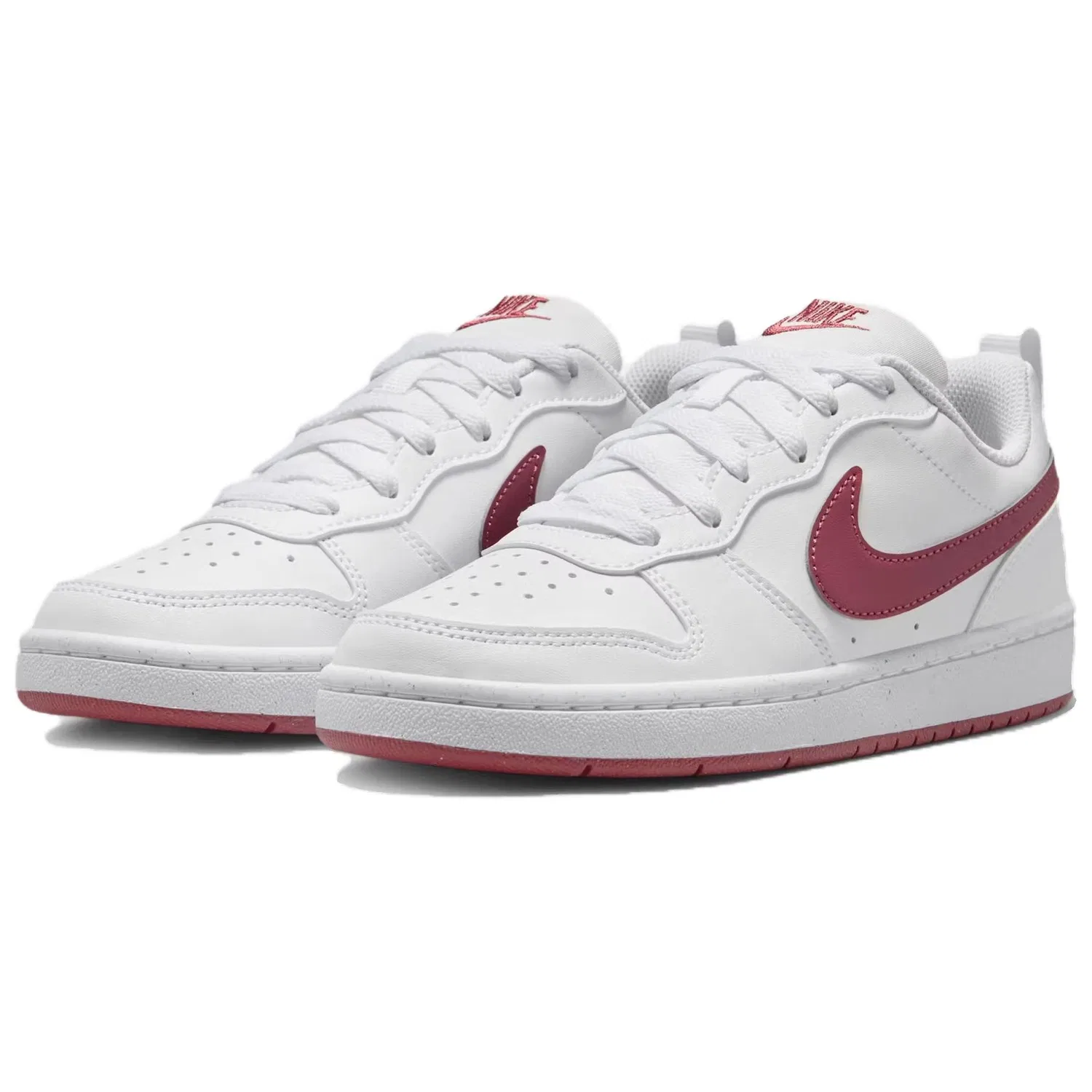 Детские кроссовки для скейтбординга Nike Court Borough Recraft, Цвет White Red — фото 3