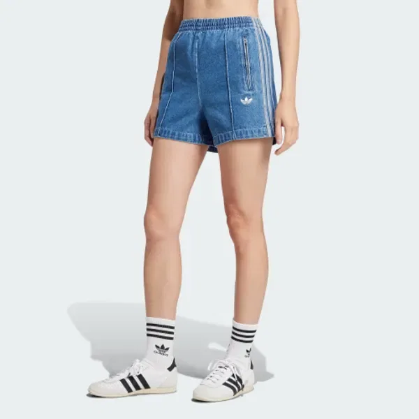 Шорты Firebird, деним, Adidas, синий — фото 2