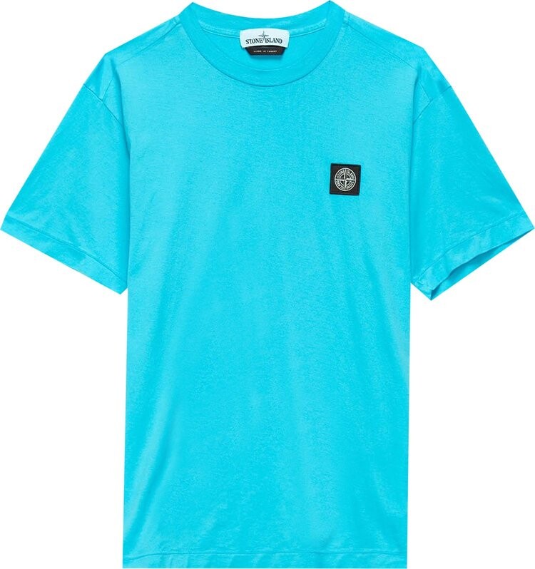 

Футболка Stone Island Patch Logo T-Shirt 'Turquoise', зеленый