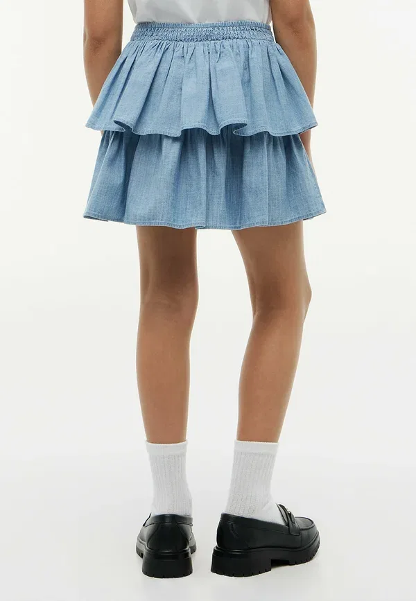 Юбка джинсовая A-line skirt Tommy Hilfiger, denim color — фото 3