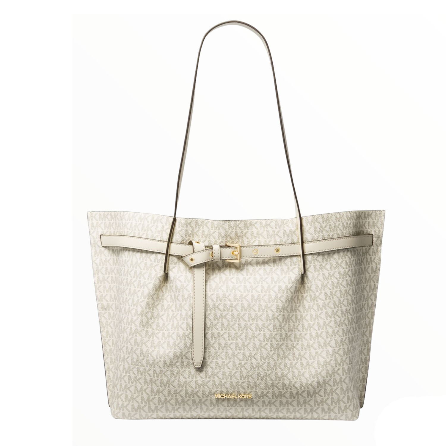 

Сумка Michael Michael Kors Emilia Large Logo Tote, белый