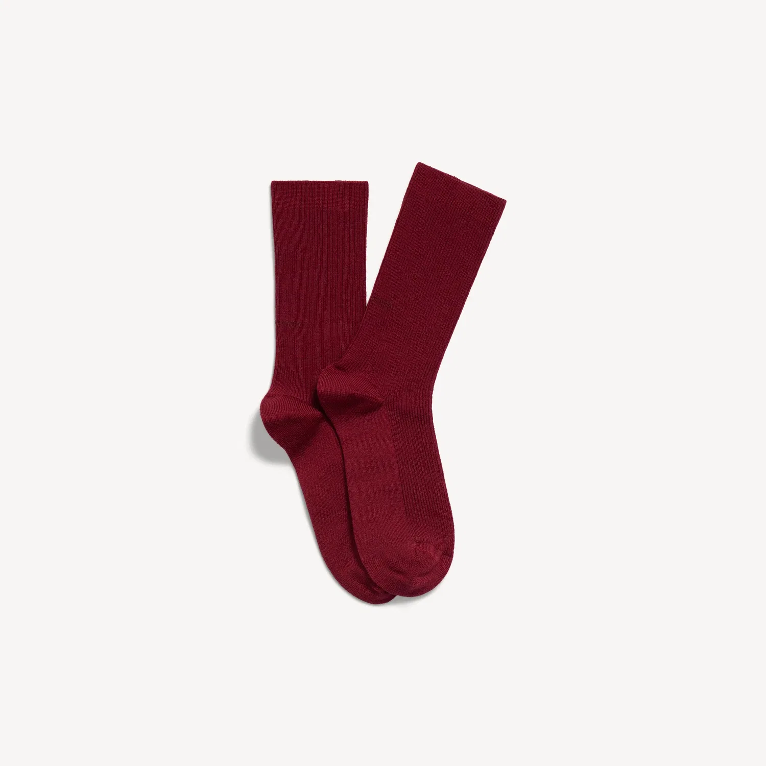 Женские носки цвета Passata Red Balenciaga, бордовый — фото 2