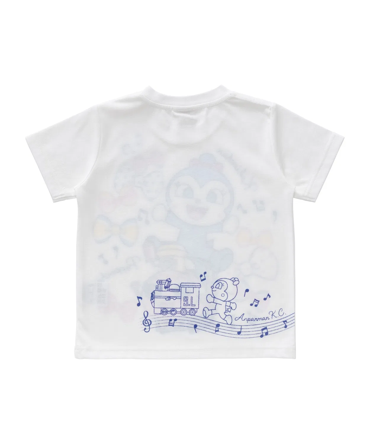 Детская футболка с принтом Kokin-chan Poppo-chan ANPANMAN KIDS COLLECTION, Off White — фото 4