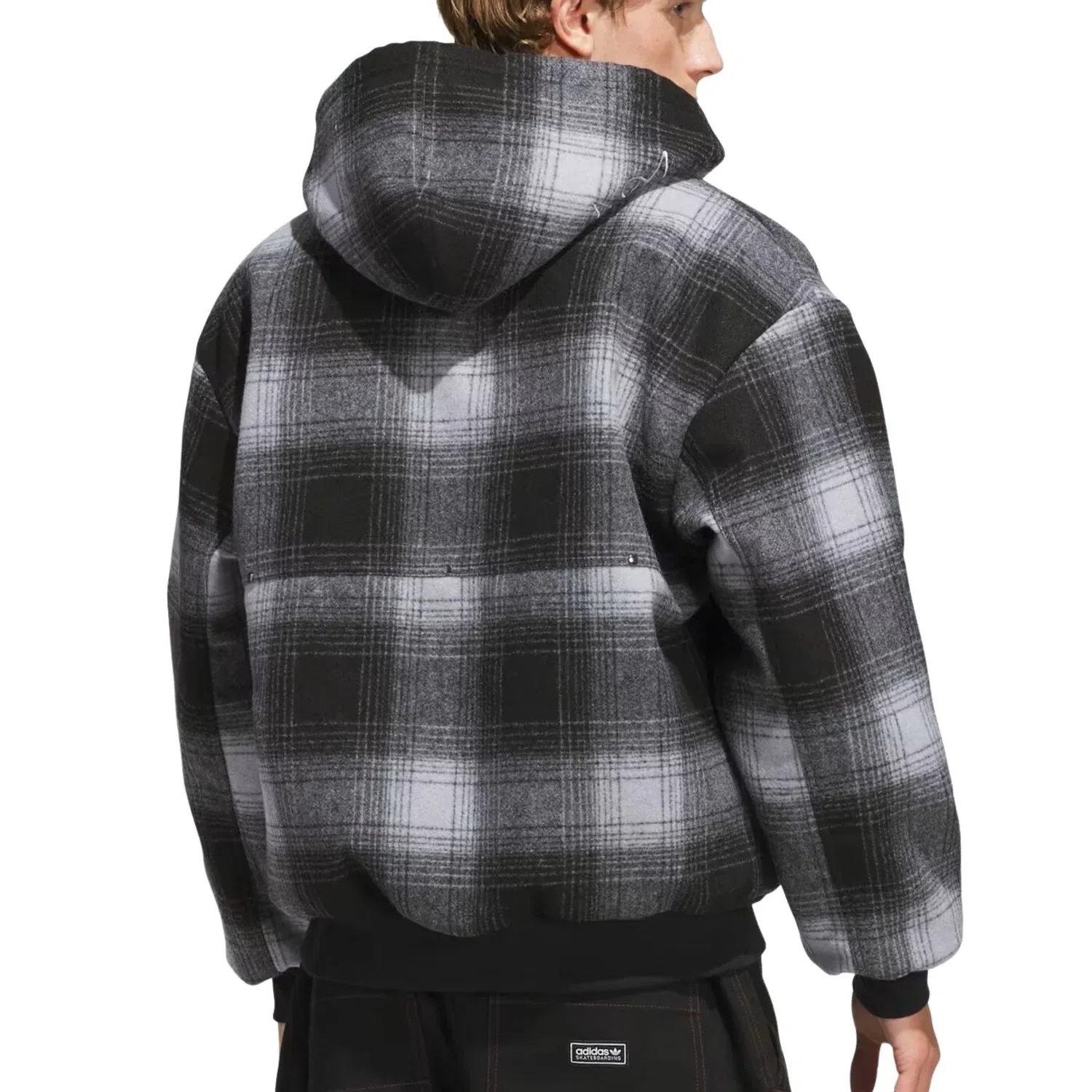 Мужская куртка Skateboarding x Mark Gonzales Checkered Jacket Asia Sizing 'Multicolor' adidas, разноцветный — фото 4