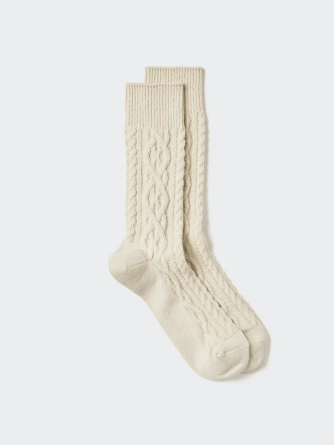 Носки Uniqlo Heattech, для сохранения тепла, бежевые
