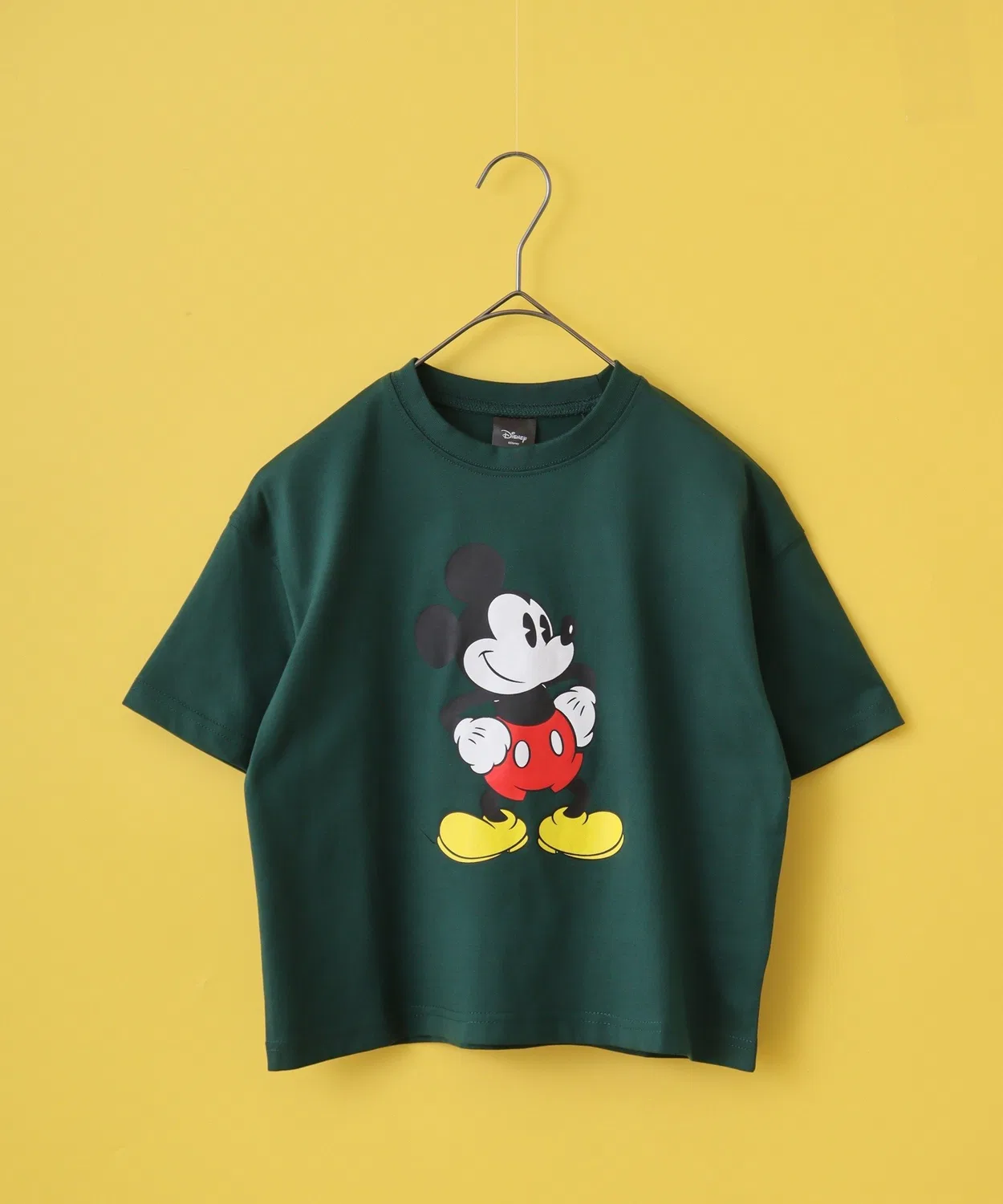 Детская футболка с принтом MICKEY MOUSE, Dark Green