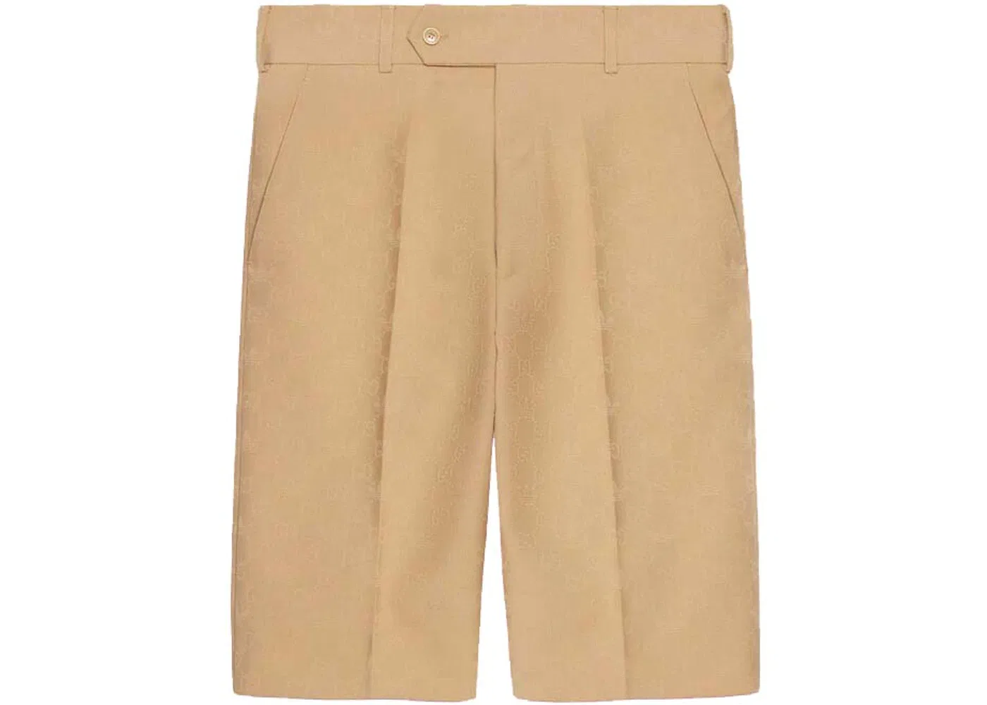 Мужские шорты с жаккардовым узором Gucci x Adidas GG Trefoil, Beige