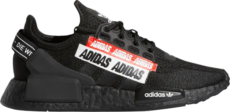 

Кроссовки Adidas NMD_R1 V2 J 'Overbranded - Core Black', черный
