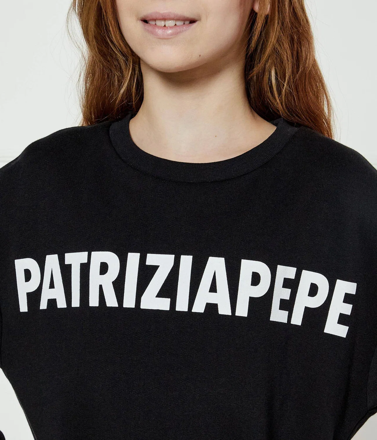 Свитшот свободного кроя Patrizia Pepe, черный — фото 4