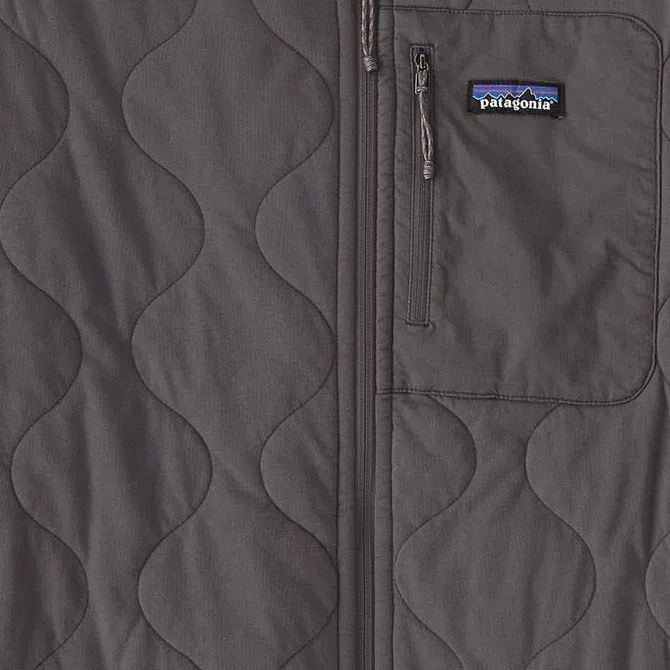 Куртка утепленная стеганая с длинным рукавом Daily Quilted Insulated Patagonia, серый — фото 2