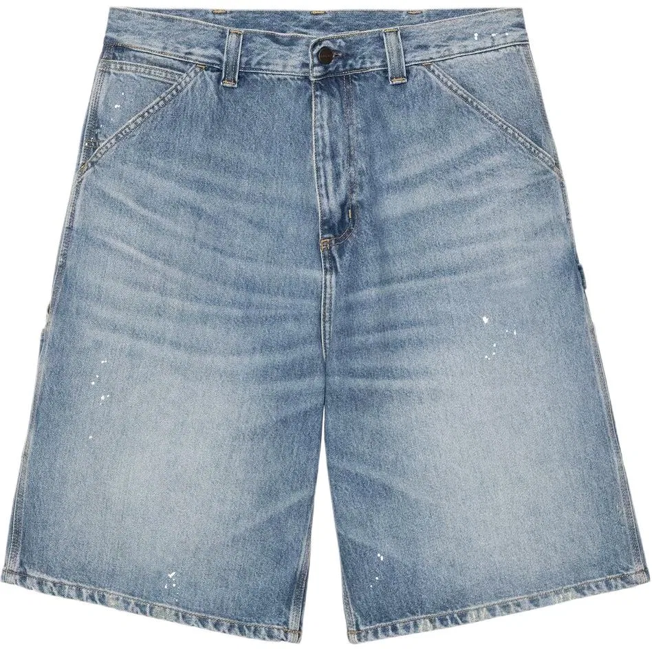 Детские джинсовые шорты с одним разрезом на колене SS26 OG Carhartt WIP, Blue