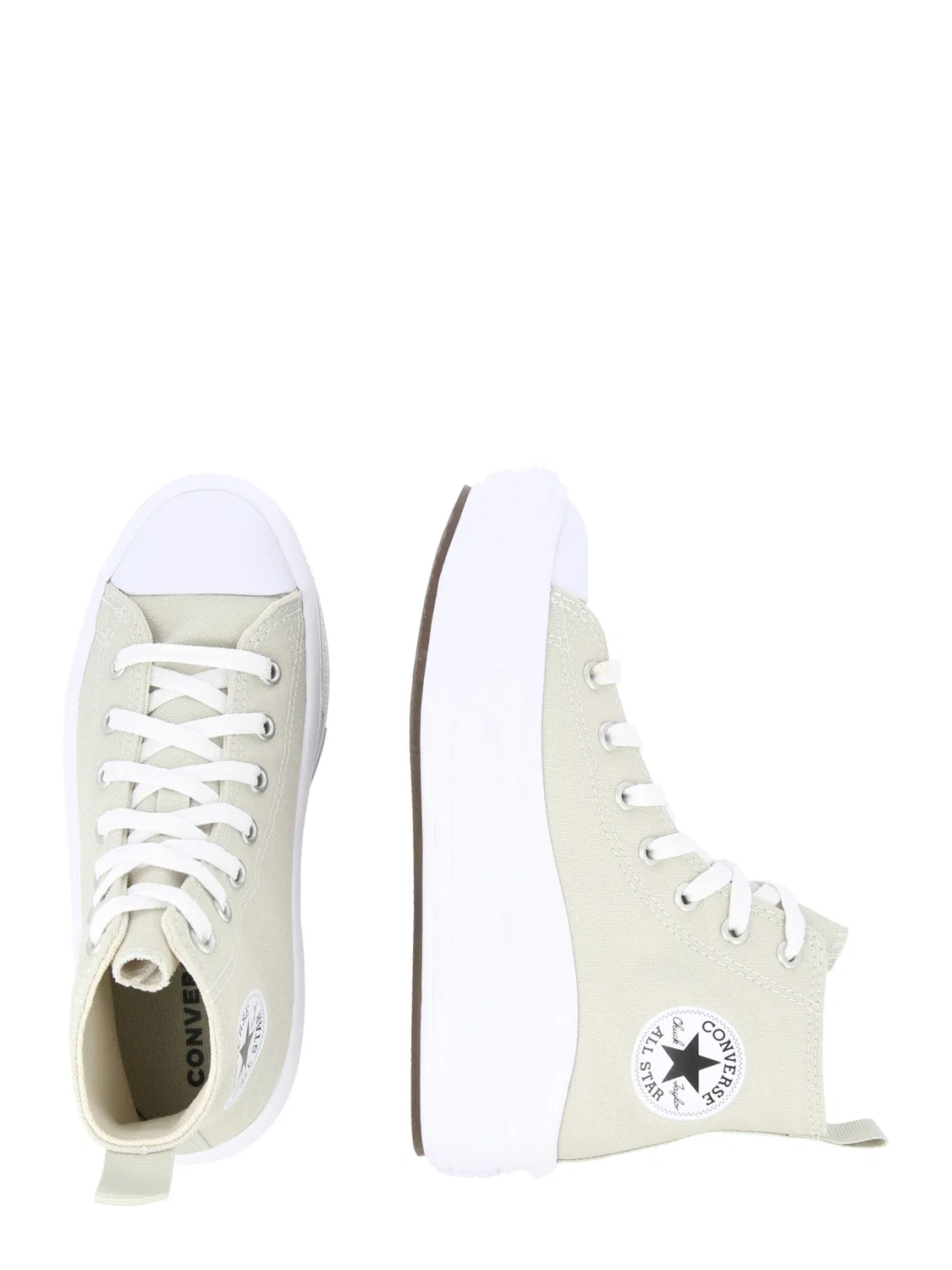 Кроссовки Converse CTAS MOVE пастельно-зеленого цвета — фото 2