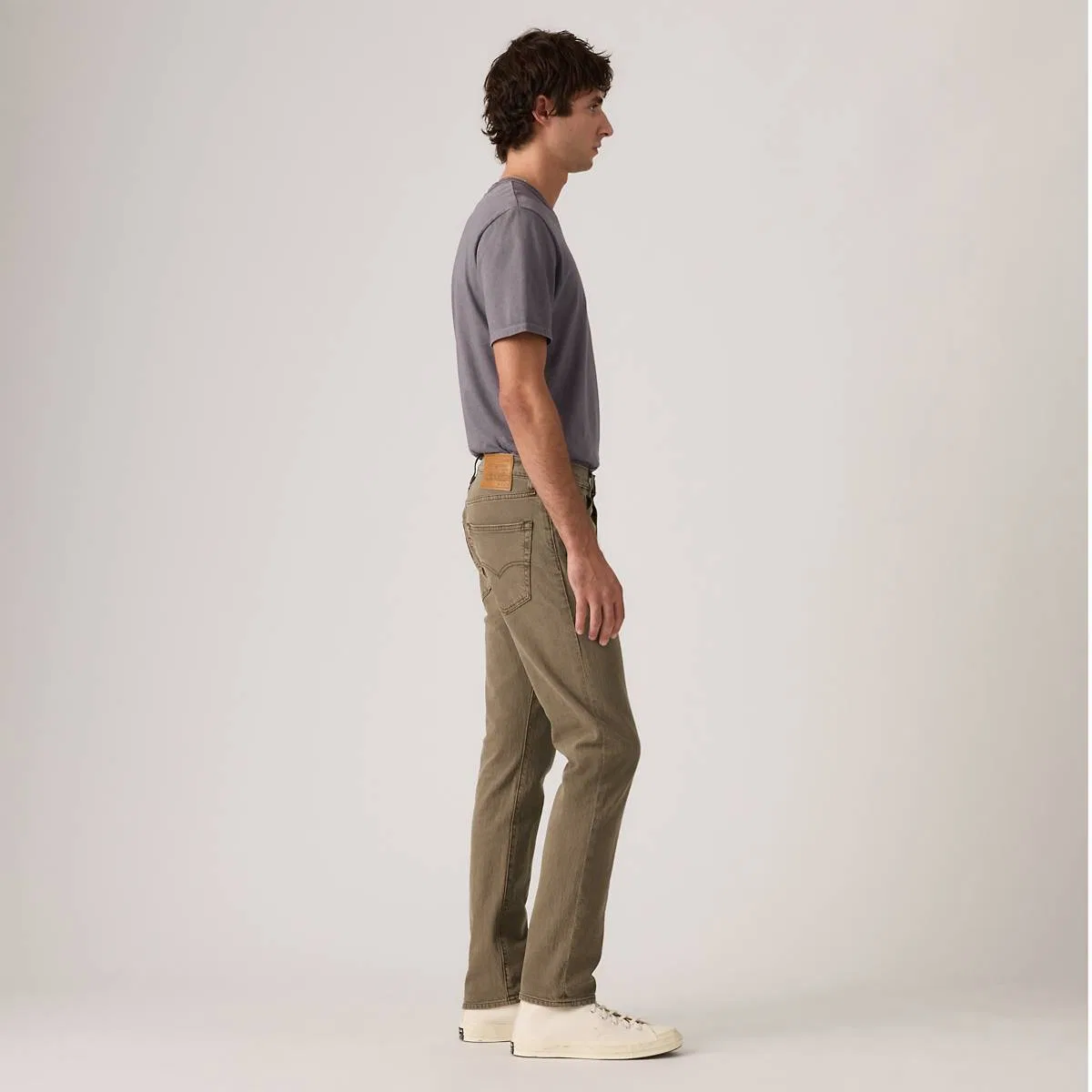 Мужские джинсы 502 зауженного кроя Levi's, Shitake - Brown — фото 4