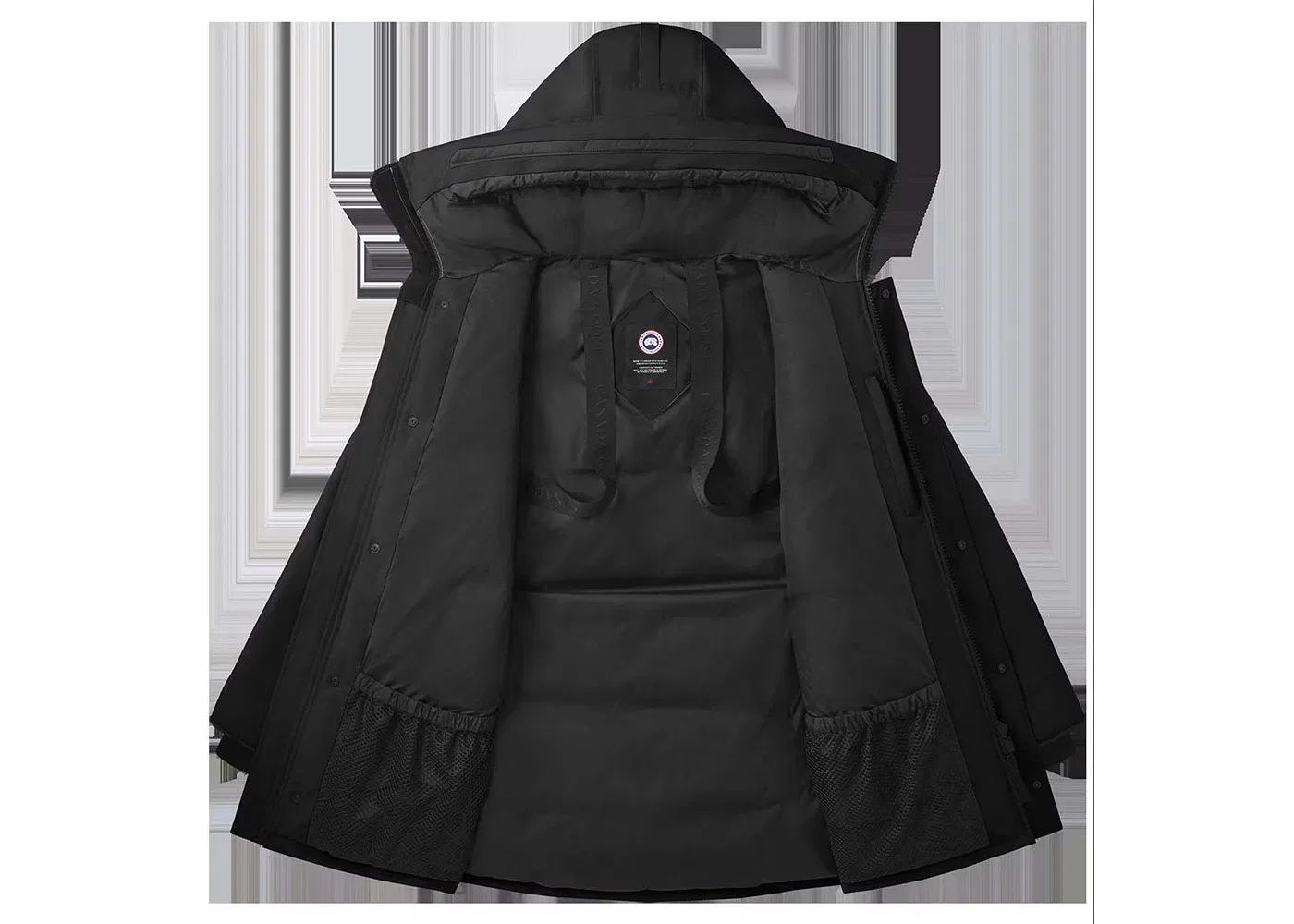 Мужская куртка-парка с длинным рукавом Canada Goose Langford Parka Jacket, Black — фото 2