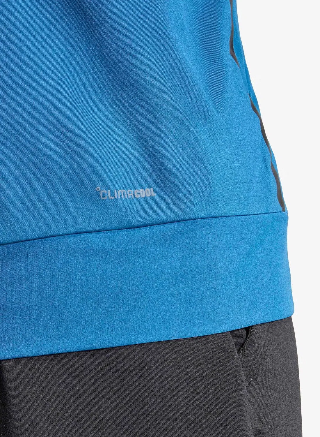 Худи на молнии с капюшоном D4T workout full-zip Adidas, петроль — фото 4