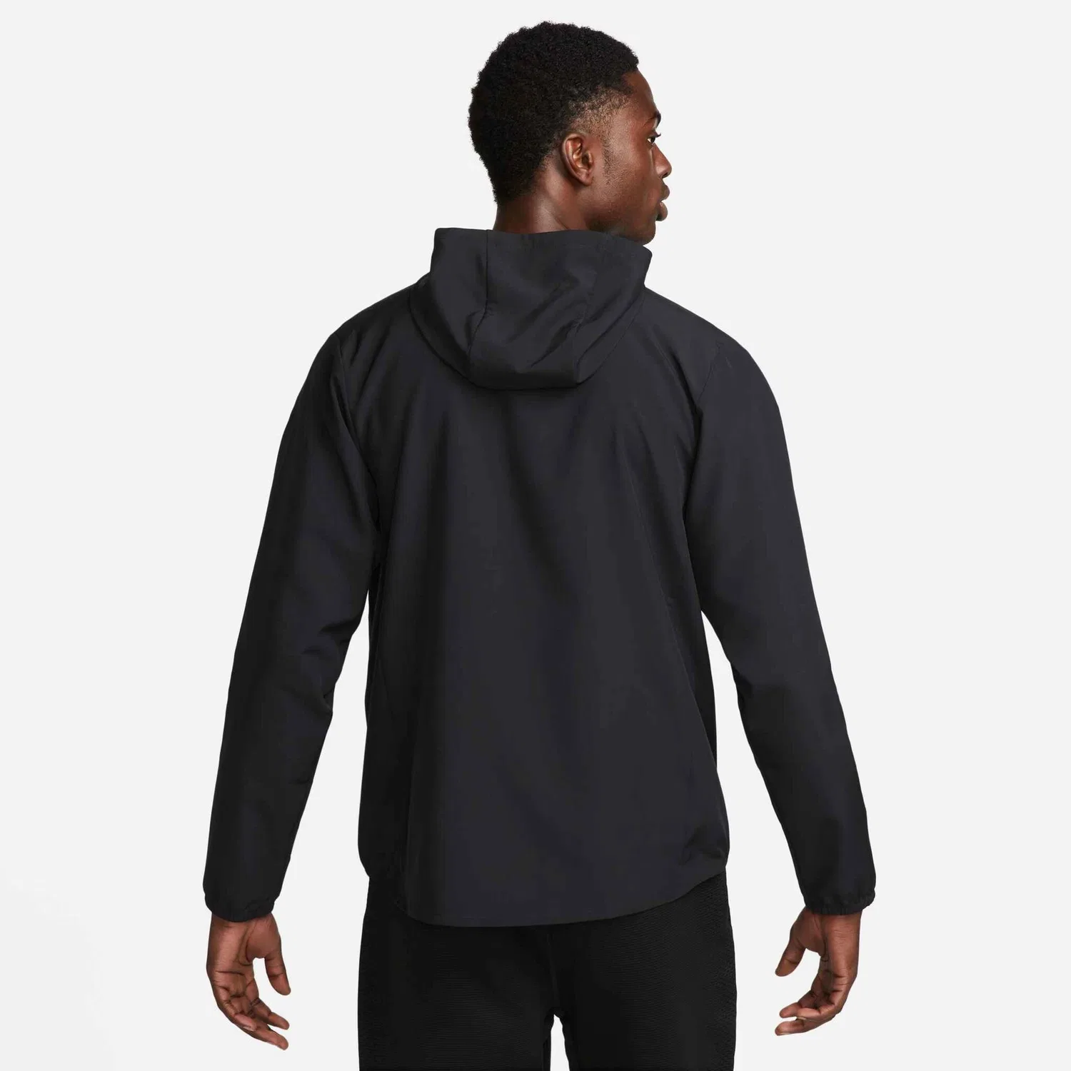 Мужская тренировочная куртка с капюшоном Nike, Black/Reflective Silver — фото 2