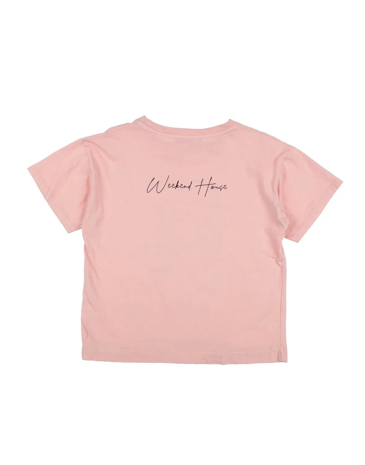 Детская футболка для девочек хлопковая Weekend House Kids, Light Pink — фото 2