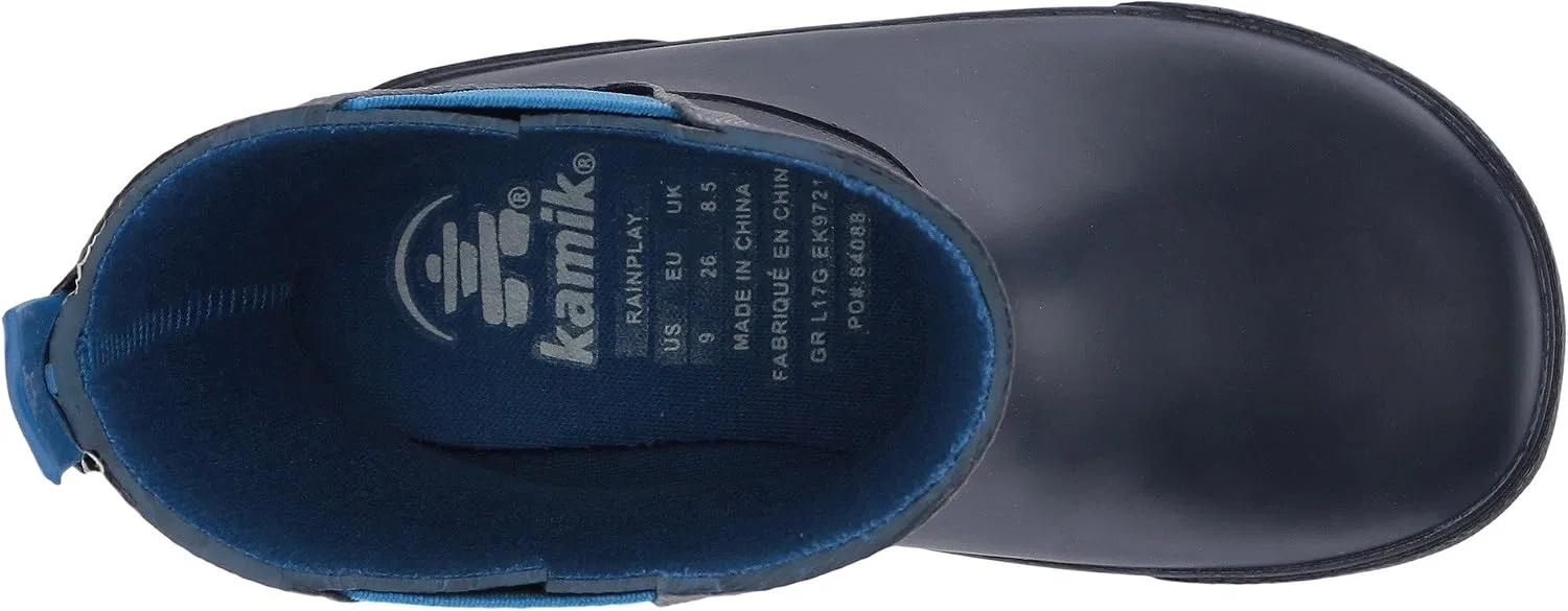 Детские сапоги дождевые RainplayRain Kamik, Navy/Royal Blue — фото 2