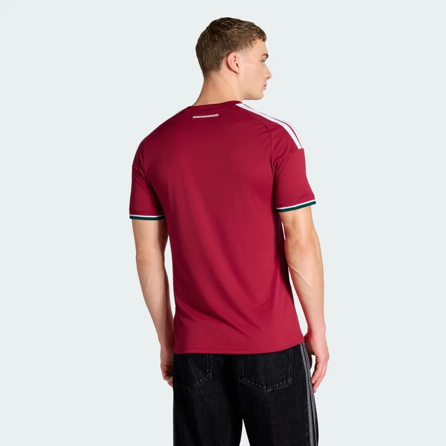 Футболка ADIDAS PERFORMANCE 'Hungary 26 Home' красного цвета — фото 4