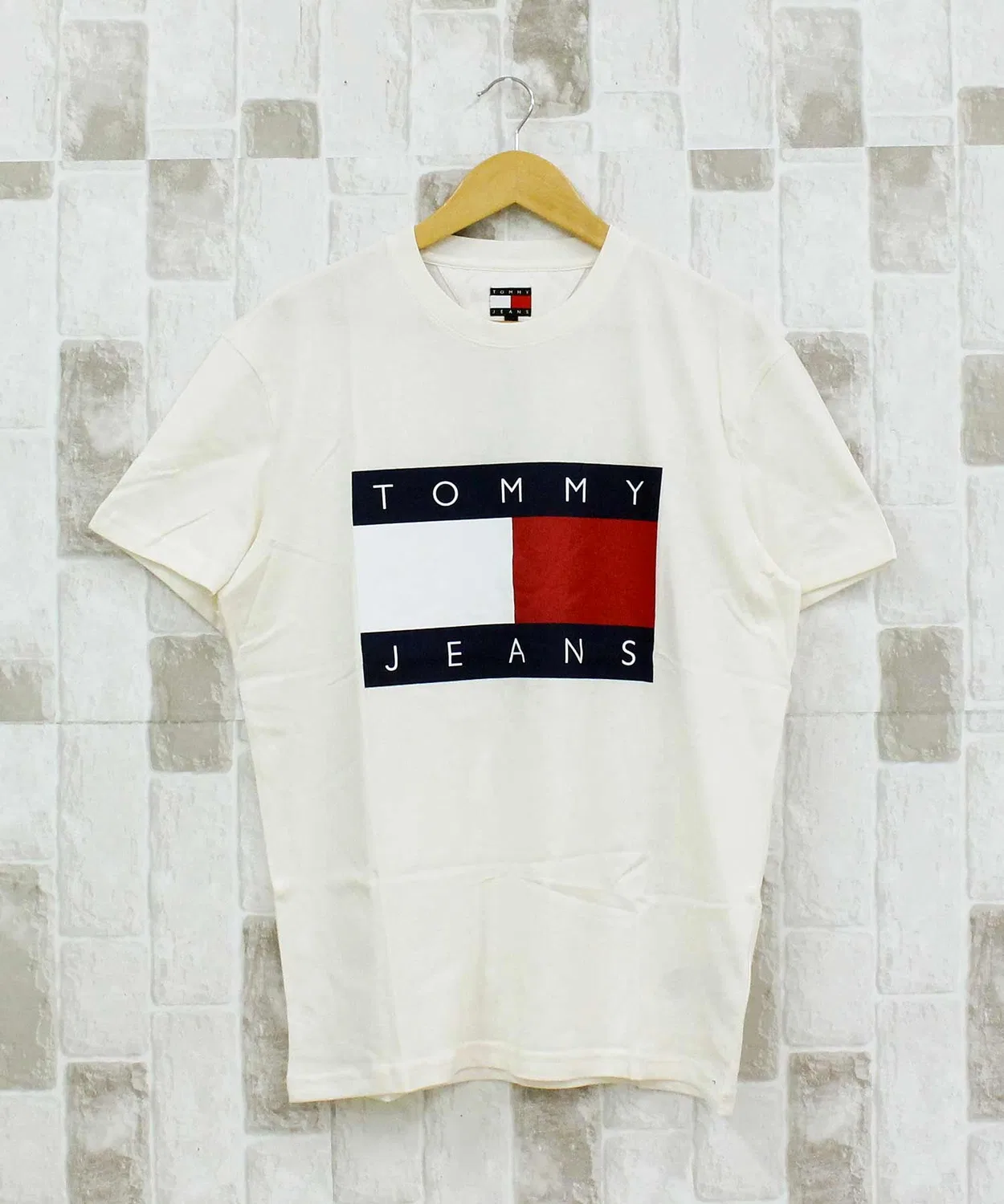 Мужская футболка с принтом Big Flag TOMMY HILFIGER, Black — фото 2
