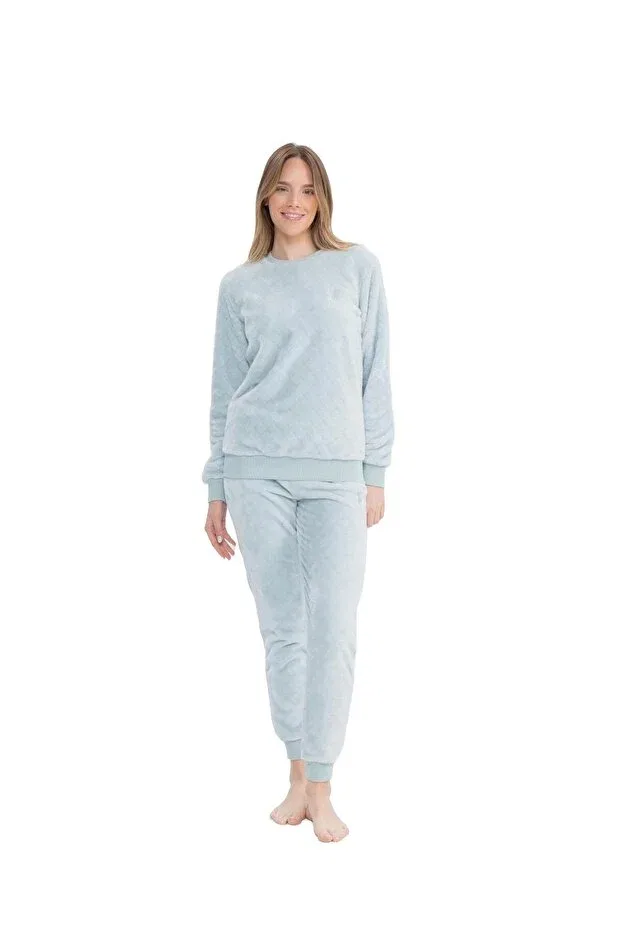 Женский комплект пижам с длинным рукавом U.S. Polo Assn., Blue