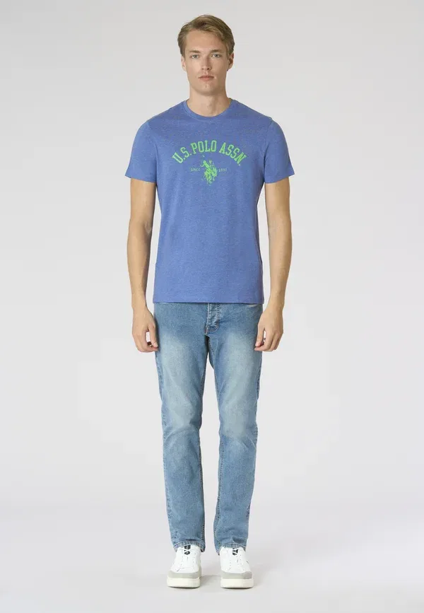 Футболка с принтом Print t-shirt U.S. Polo Assn U.S. Polo Assn., синий — фото 2