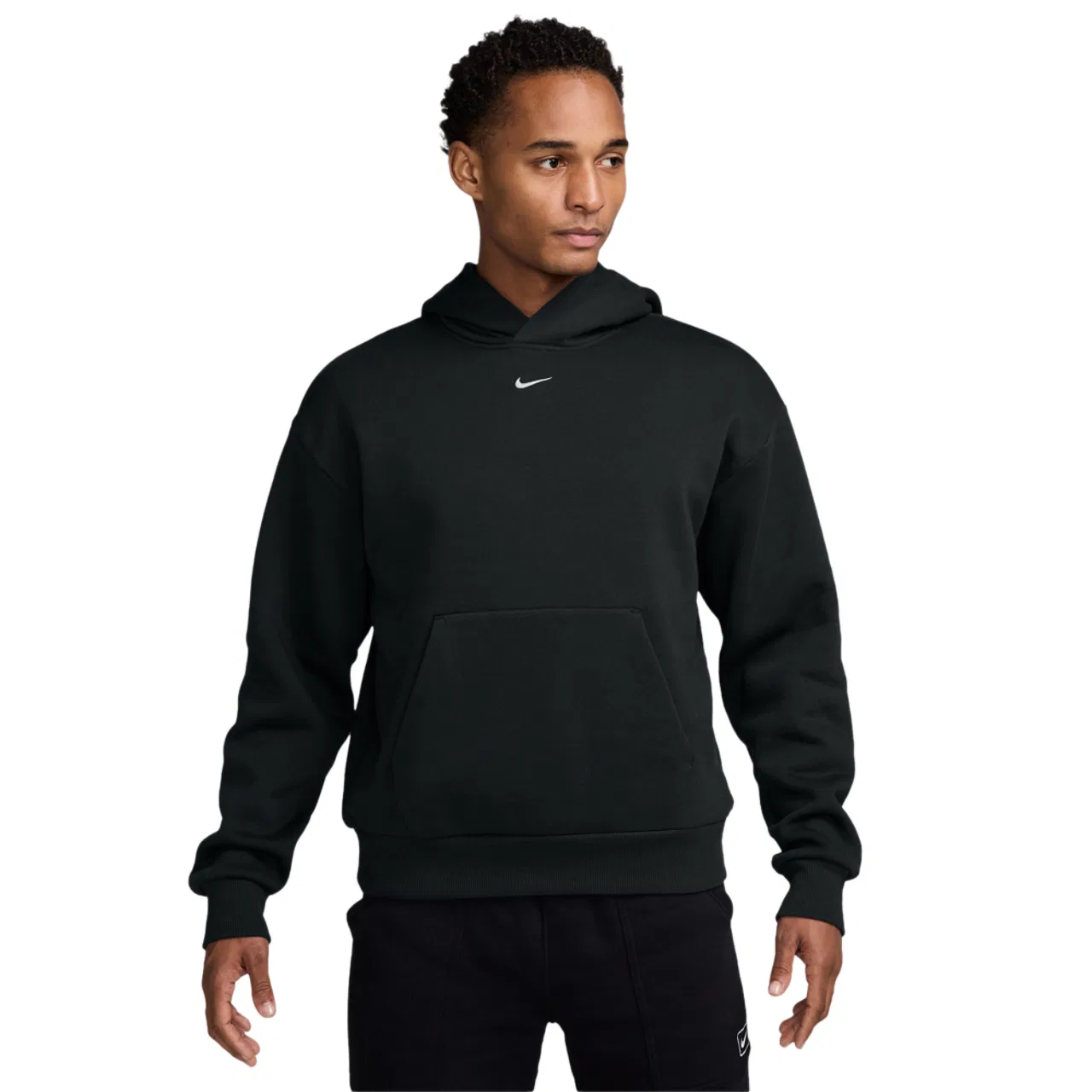 Мужской худи свободного кроя с фирменным принтом Nike Solo Pullover Concept Hoodie, Nike, Sail/Black