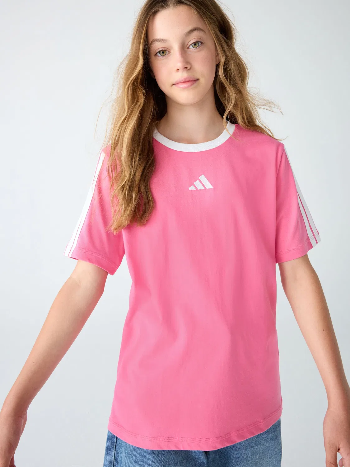 Футболка хлопковая Essentials adidas, розовый