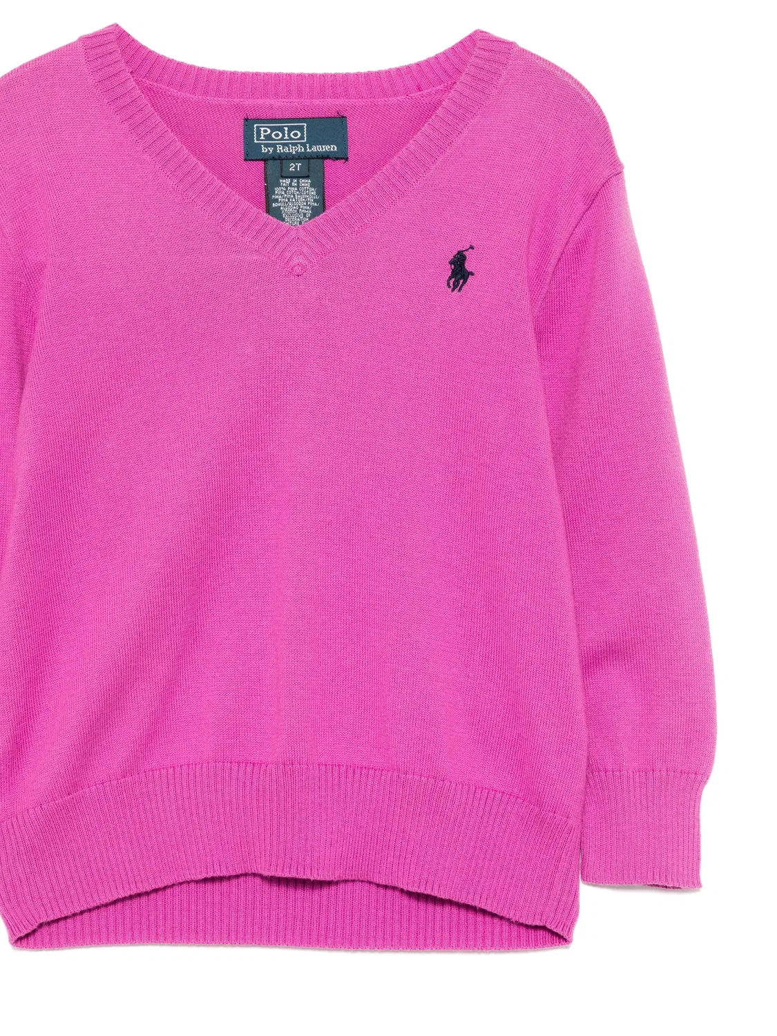 Джемпер Polo Pony Polo Ralph Lauren Kids, фиолетовый — фото 3