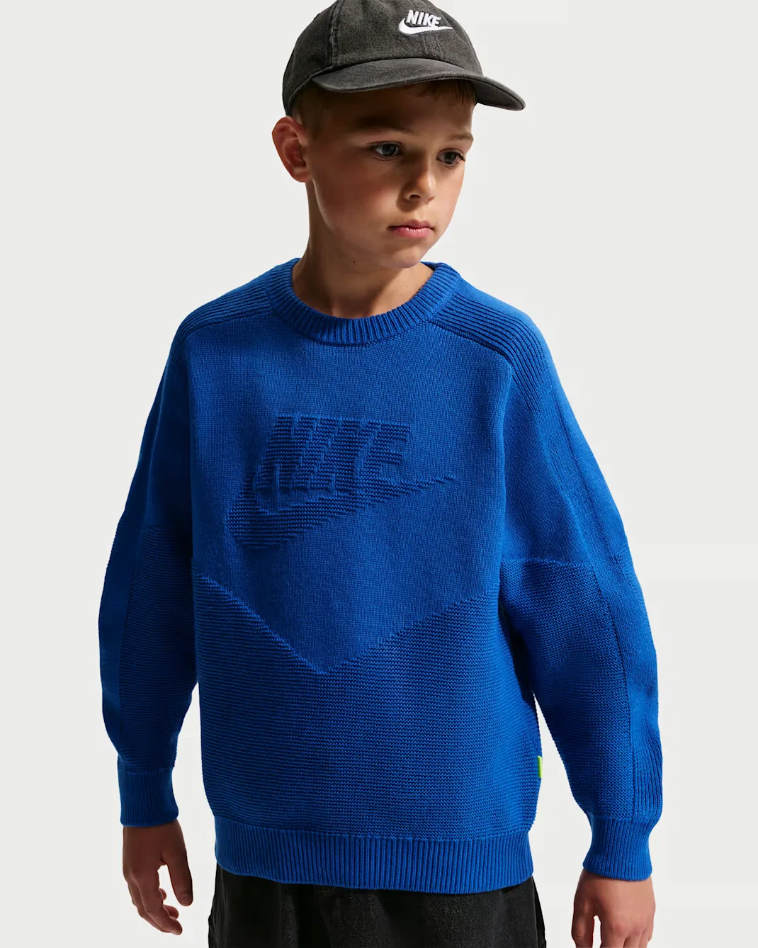Свитер с круглым вырезом для детей постарше Nike Sportswear, Game Royal — фото 3