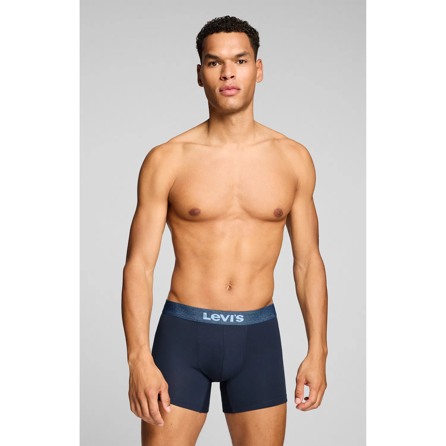 Мужские боксеры с фиксированным краем Levi's, Blue Combo — фото 3