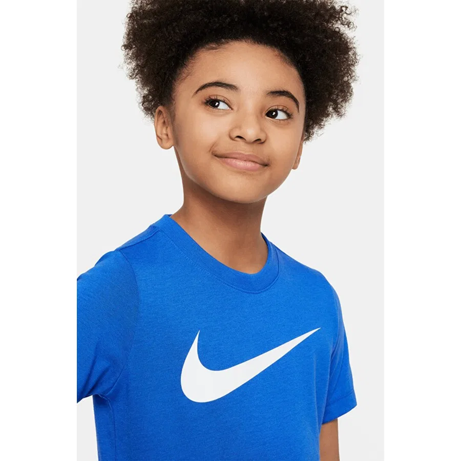 Детская футболка с коротким рукавом Dri-FIT Nike Park CW6941-463, Синий — фото 4