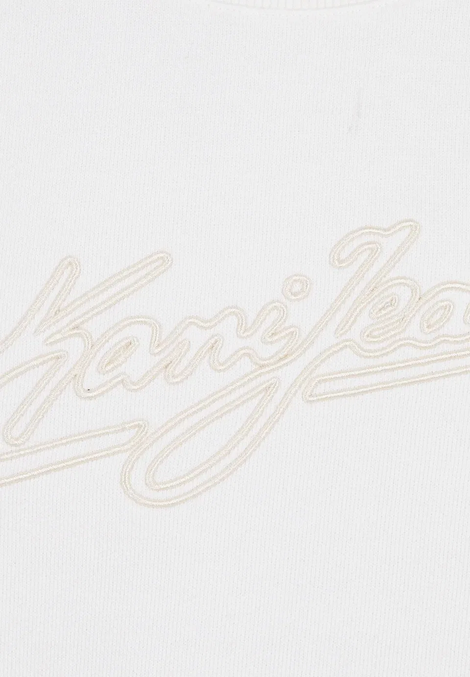 Свитшот Kani jeans с круглым вырезом, унисекс для подростков Karl Kani, Off White — фото 3