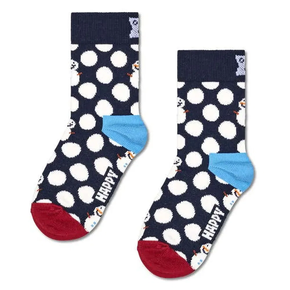 Носки Big dot snowman Happy Socks, синий — фото 2