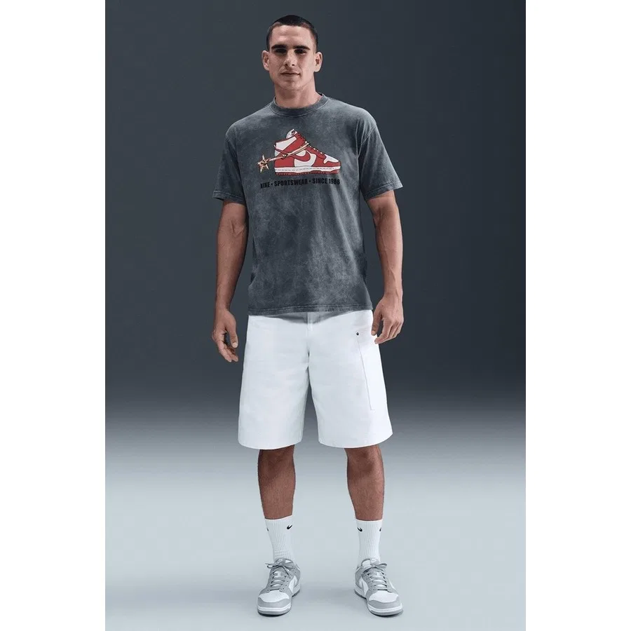 Футболка с принтом M90 Vintage Stirrup Nike, Антрацитовый — фото 4