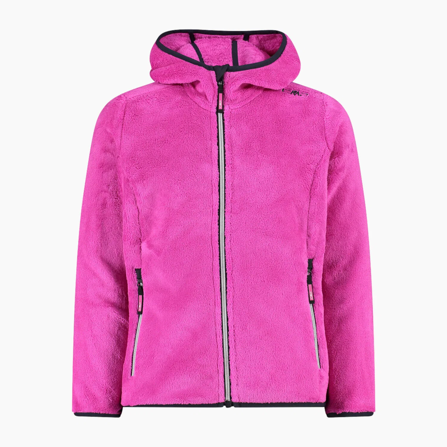 Детская флисовая куртка для девочек Girl Jacket Fix Hood Cmp, Magentapink