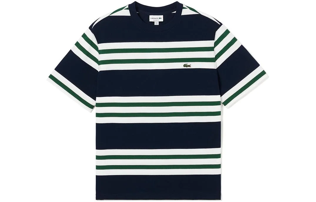 Футболка мужская с круглым вырезом умеренного прямого кроя LACOSTE, 291/Jasper+White — фото 3