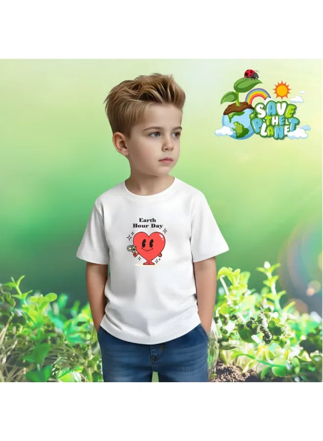 Футболка с принтом для мальчика Earth Hour Day Printshop4Me, дизайн 3 — фото 3