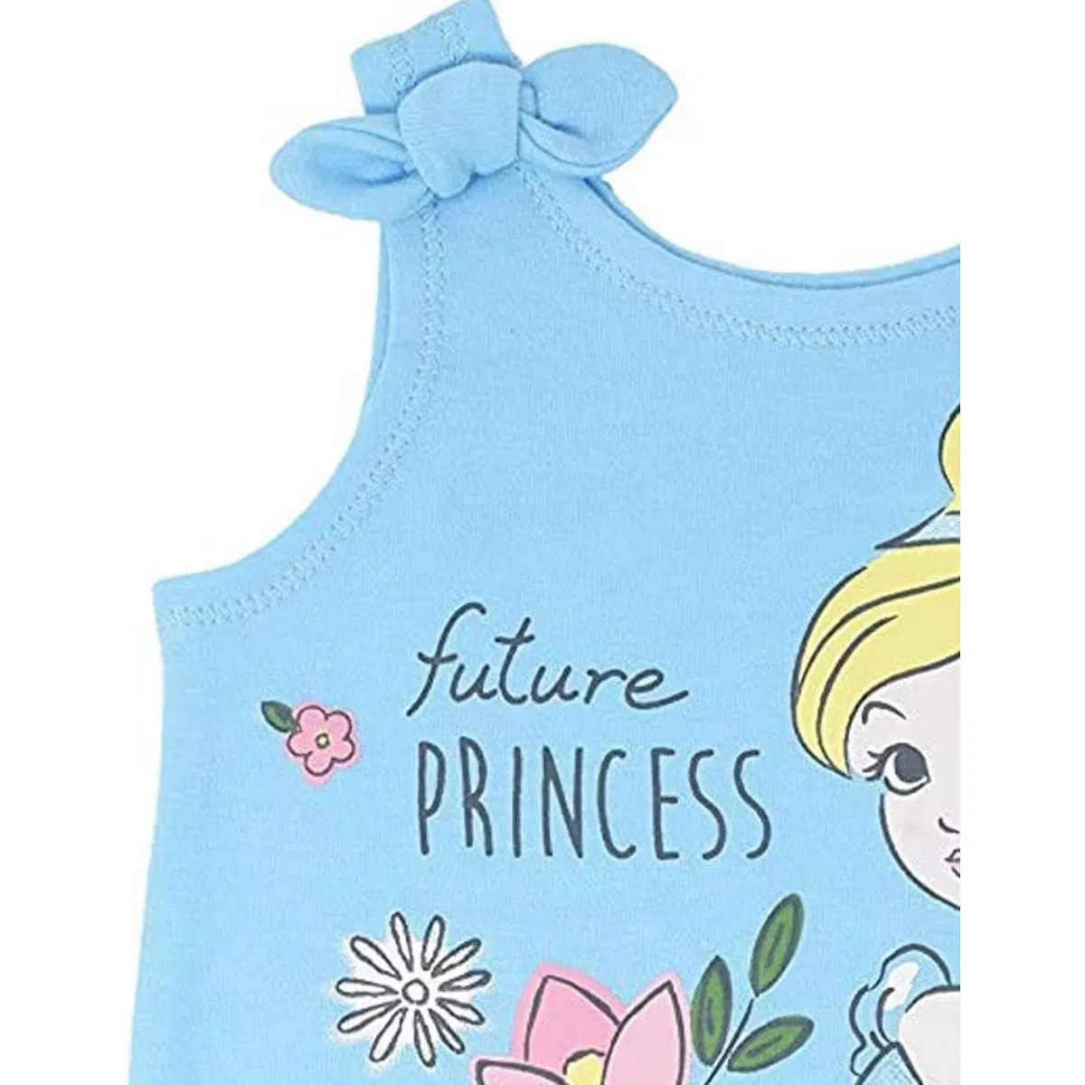 Боди-комбинезон с повязкой на голову Disney Princess Disney, Cinderella Light Blue — фото 4