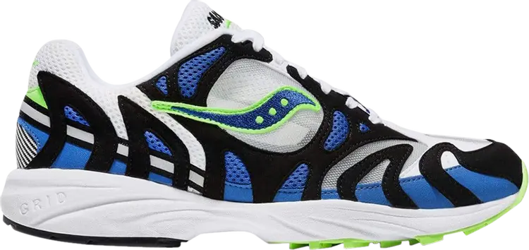 

Кроссовки Saucony Bodega x Grid Azura 2000 QS Blue Lime, синий
